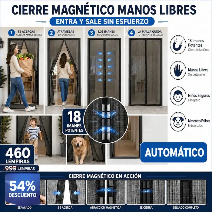 AirShield Pro™ – Malla Magnética Anti-Insectos