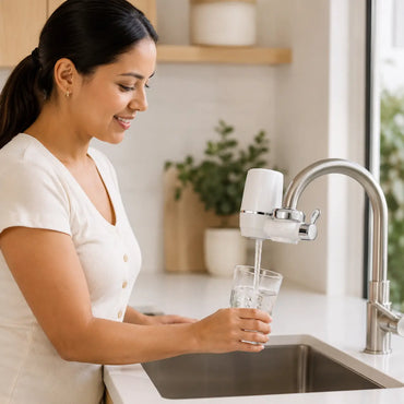 💧 AquaPure Pro 7F | Filtro Purificador de Agua para Grifo | 7 Capas de Filtración | Elimina Cloro, Óxido y Bacterias | Pago al Recibir Honduras