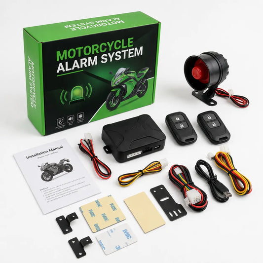 MotoGuard Pro 125dB | Sistema Alarma Antirrobo para Moto 12V | 2 Controles Remotos | Arranque Remoto | Sirena 125dB | Pago al Recibir Honduras