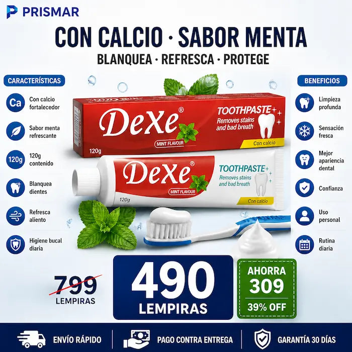 Pasta Dental Blanqueadora Sabor Menta 120g
