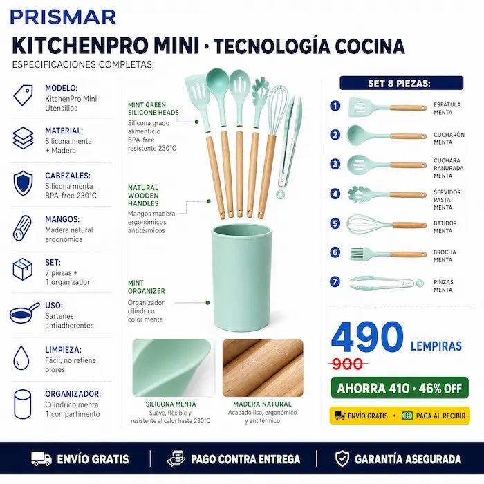 🍳KitchenPro Set — ¡El Set de Utensilios que Tu Cocina Estaba Esperando! + Garantia 12 Meses