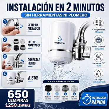 PureFlow Max™ – Filtro Purificador de Agua para Grifo