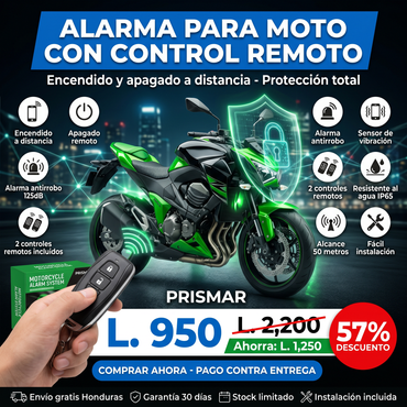 Alarma para motocicleta