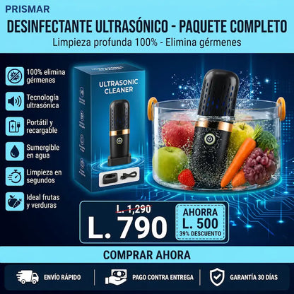 Purificador Portátil para Frutas y Vegetales