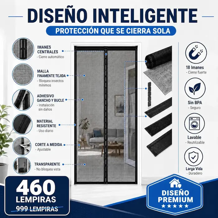 AirShield Pro™ – Malla Magnética Anti-Insectos