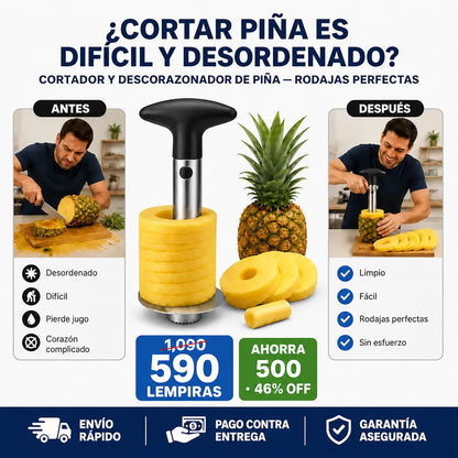 Manual Cortador y Descorazonador de Piña