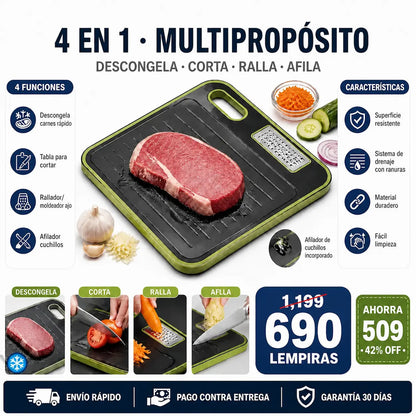 Tabla Descongeladora 4 en 1 para Cocina
