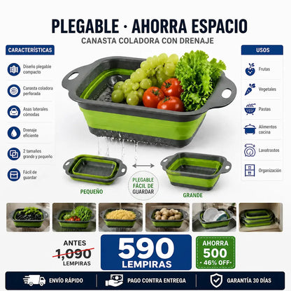 Escurridor Portátil Plegable para Cocina