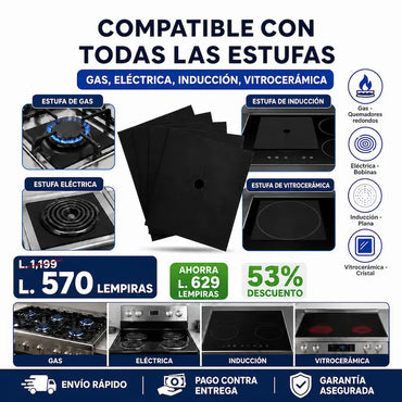 CleanStove Pro™ – Protector Reutilizable para Estufa
