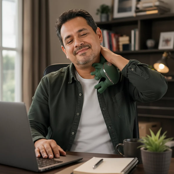 NeckRelax Pro 4D Masajeador Cervical con Calor y Manos Ultra reales Recargable