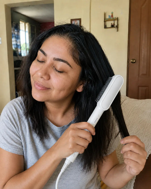 Cepillo Alisador Premium Amazon Importado de Alta Temperatura con garantía 12 Meses