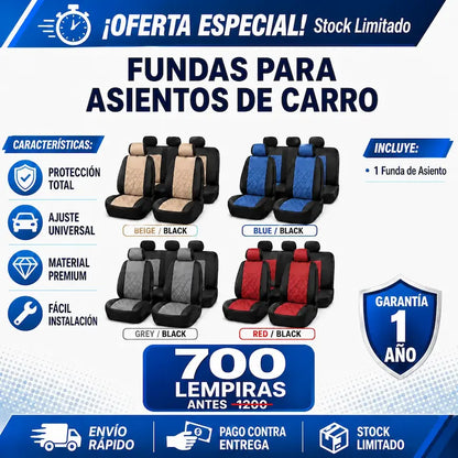 Fundas para asientos de carro