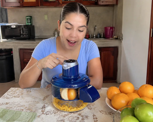🍊 PeelPro Auto | Pelador Eléctrico Automático de Frutas y Verduras | Recargable USB | Pica y Pela en Segundos | Pago al Recibir Honduras