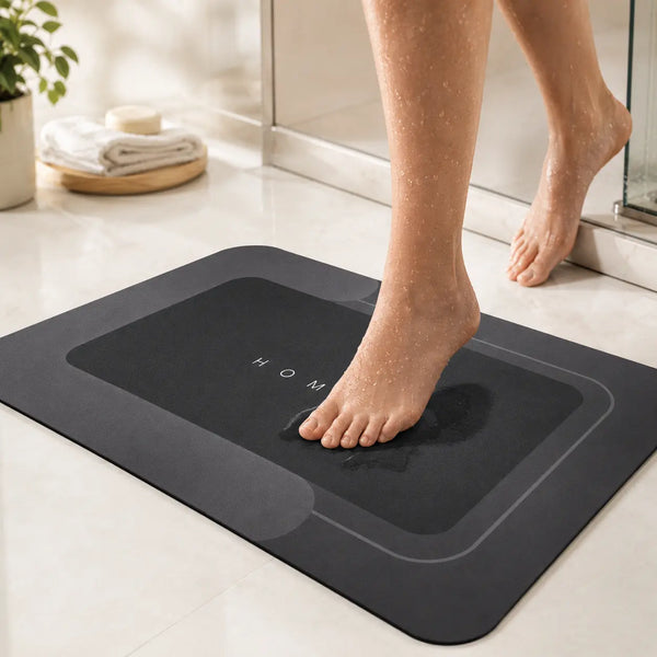 DryHome Mat | Tapete de Baño Super Absorbente 4 Capas | Secado en 15 Segundos | Antideslizante | Barro de Diatomeas | Pago al Recibir Honduras