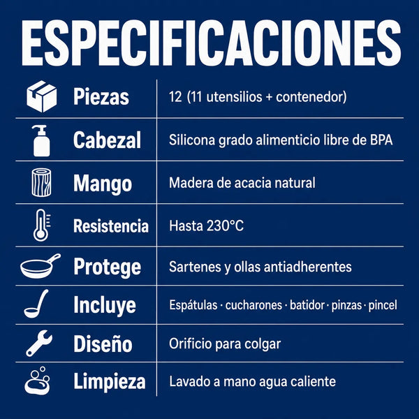 Especificaciones técnicas