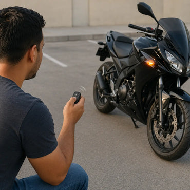 MotoGuard Pro 125dB | Sistema Alarma Antirrobo para Moto 12V | 2 Controles Remotos | Arranque Remoto | Sirena 125dB | Pago al Recibir Honduras