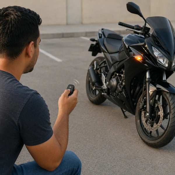 MotoGuard Pro 125dB | Sistema Alarma Antirrobo para Moto 12V | 2 Controles Remotos | Arranque Remoto | Sirena 125dB | Pago al Recibir Honduras
