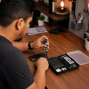 FixPro Kit 115en1 | Destornilladores de Precisión Magnéticos con Extensión Flexible y Estuche | Acero CR-V | Repara Celulares Laptops y Tablets | Pago al Recibir Honduras