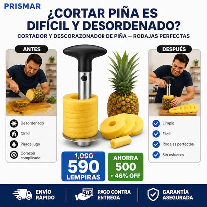 Manual Cortador y Descorazonador de Piña