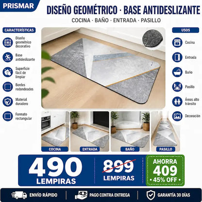 Tapete Antideslizante Decorativo para Hogar