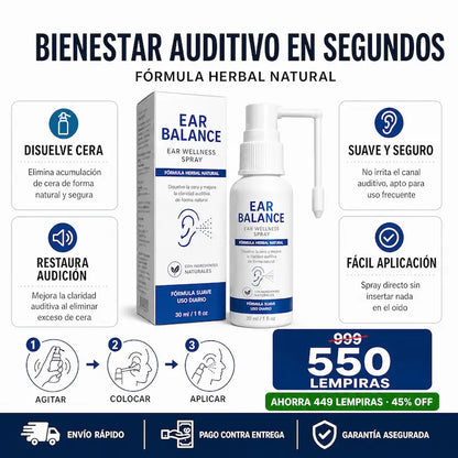 EAR BALANCE™ – Fórmula Herbal de Bienestar Auditivo