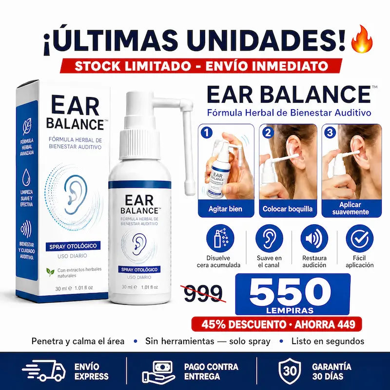 EAR BALANCE™ – Fórmula Herbal de Bienestar Auditivo