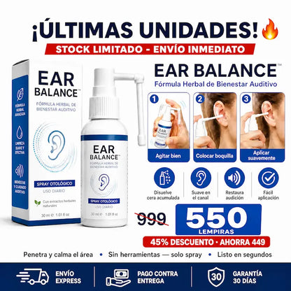 EAR BALANCE™ – Fórmula Herbal de Bienestar Auditivo