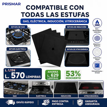 CleanStove Pro™ – Protector Reutilizable para Estufa
