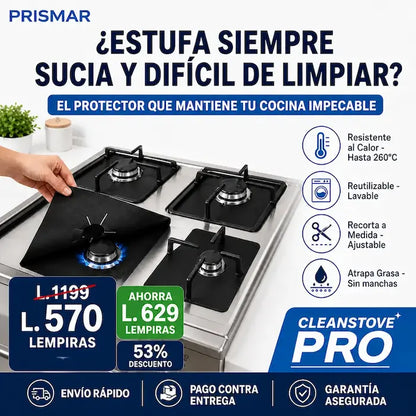 CleanStove Pro™ – Protector Reutilizable para Estufa