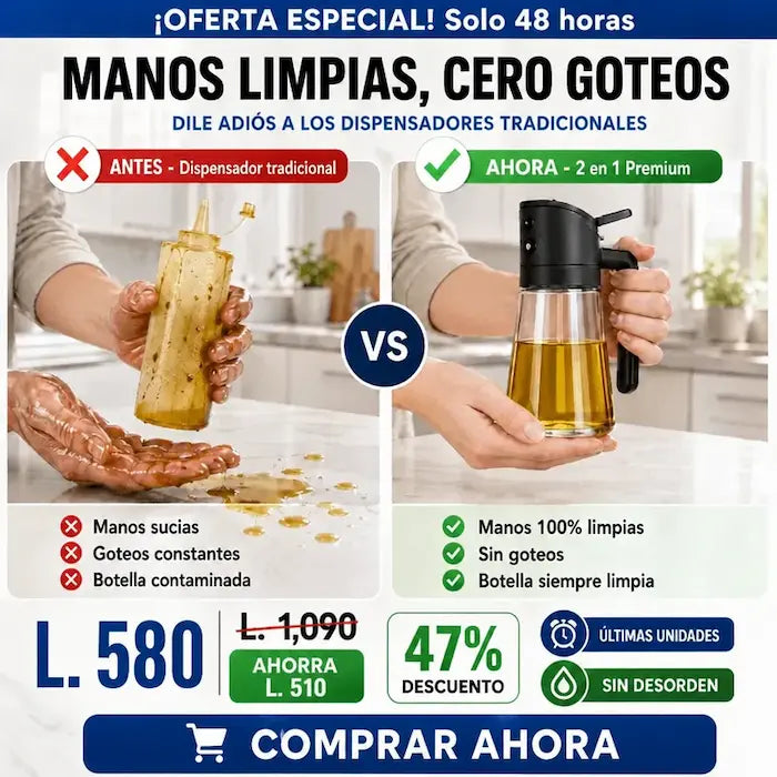 OilSpray Pro – Pulverizador Premium para Aceite y Cocina AMAZON CON GARANTIA Y CERTIFICACION