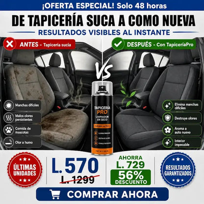 TapiceríaPro™ Espuma Limpieza Profunda Amazon Armorall Certificado con Garantia