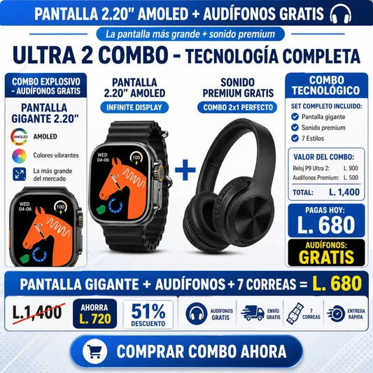 COMBO UltraWatch Max Kit con garantía extendida 2 años