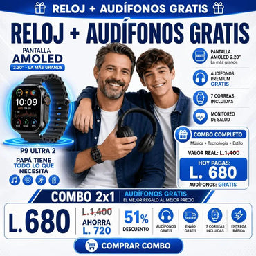 COMBO UltraWatch Max Kit con garantía extendida 2 años