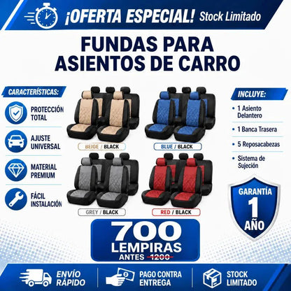 Fundas para asientos de carro