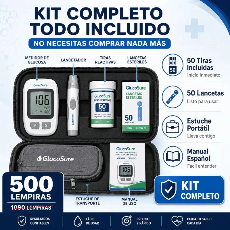 GlucoTrack Pro™ – Monitor Inteligente de Glucosa